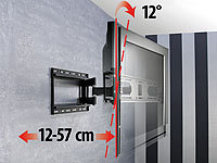 dream audio Wandhalterung für Flachbild-Fernseher bis 65", 40 kg; Beamer-Halterungen für Wände und Decken 